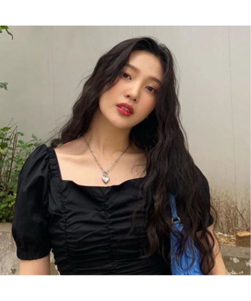 韓國VINTAGE HOLLYWOOD - Love Lock Heart Necklace (2color)| Joy 金世正 同款